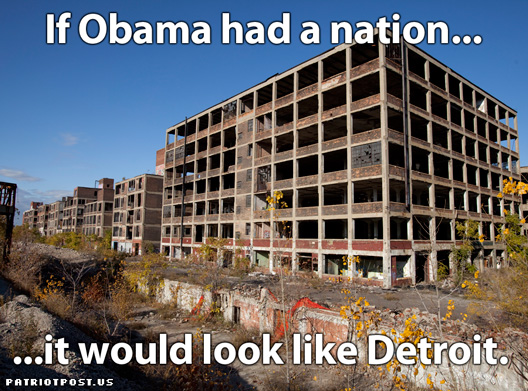 THIS IS WHAT OBAMA'S STIMULUS DID FOR DETROIT!