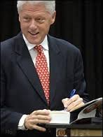 Clinton is left handed