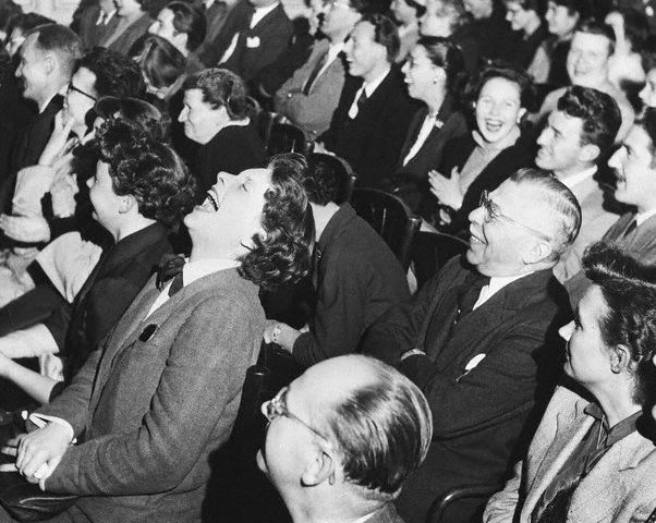 Audience Including Ambassador Laughing