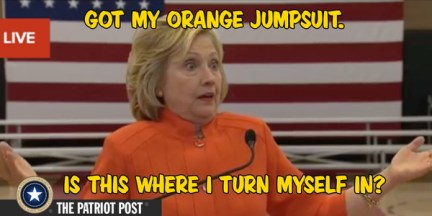 Hillary orange jump suit