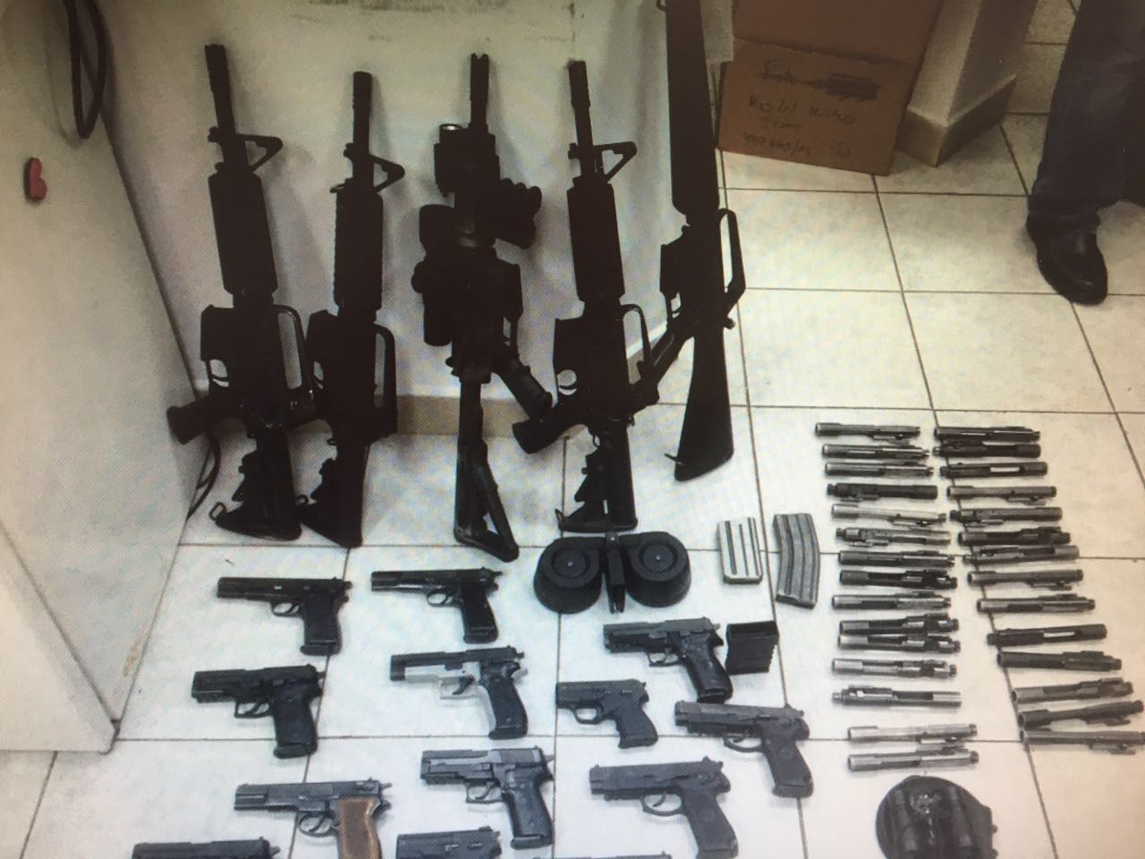 Weapons israel confiscated