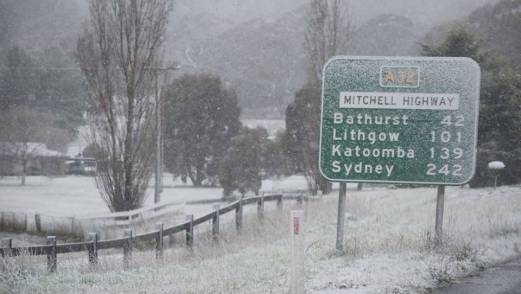 aussie towns and snow
