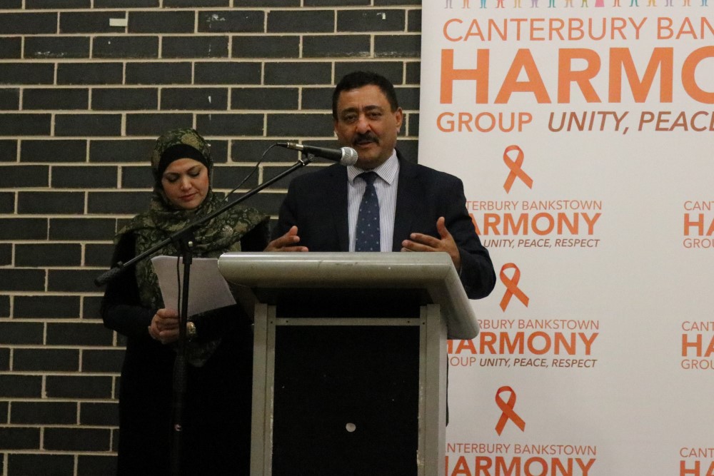 Prsident of Canterberry BankstownHarmony Group said {auline Hanson not welcome