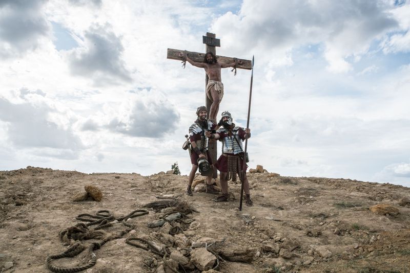 Mocking jesus in organ donar ad