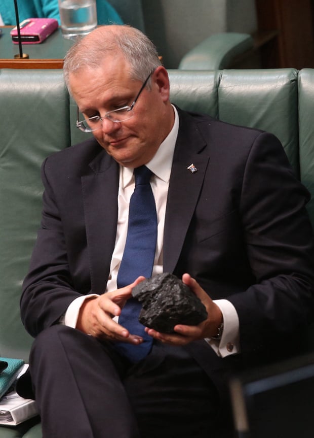 Morrison with coal