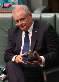 Morrison with coal
