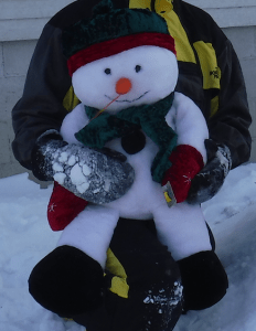 stuffed snowman